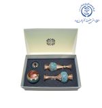 گلدان و قندان فیروزه کوب