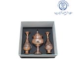 گلدان و شکلات خوری مسی