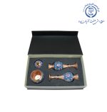 گلدان و قندان مس و پرداز - تصویر 2