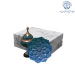 شکلات خوری فیروزه کوب و بشقاب مینا - تصویر 2