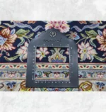 فرش دستباف طرح لچک ترنج گل فرنگ - تصویر 3