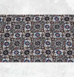 فرش دستباف طرح ماهی دایره ای