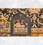 فرش دستباف طرح گل فرنگ