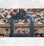 فرش دستباف طرح گلریز لچک ترنج