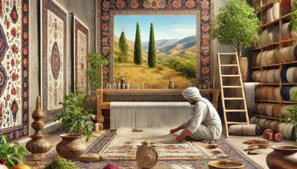 فرش‌های دستباف ایرانی و محیط زیست