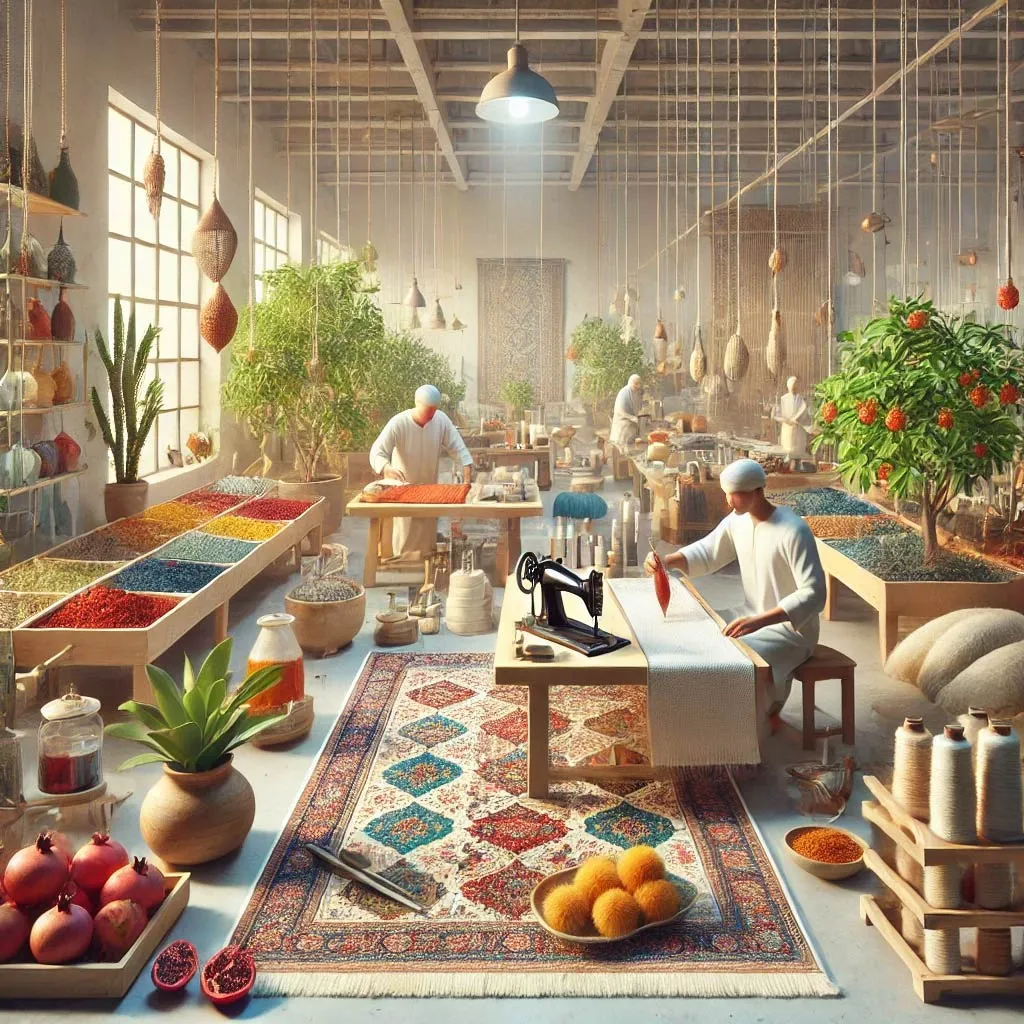 چگونه فرش‌های دستباف ایرانی می‌توانند به حفظ محیط زیست کمک کنند